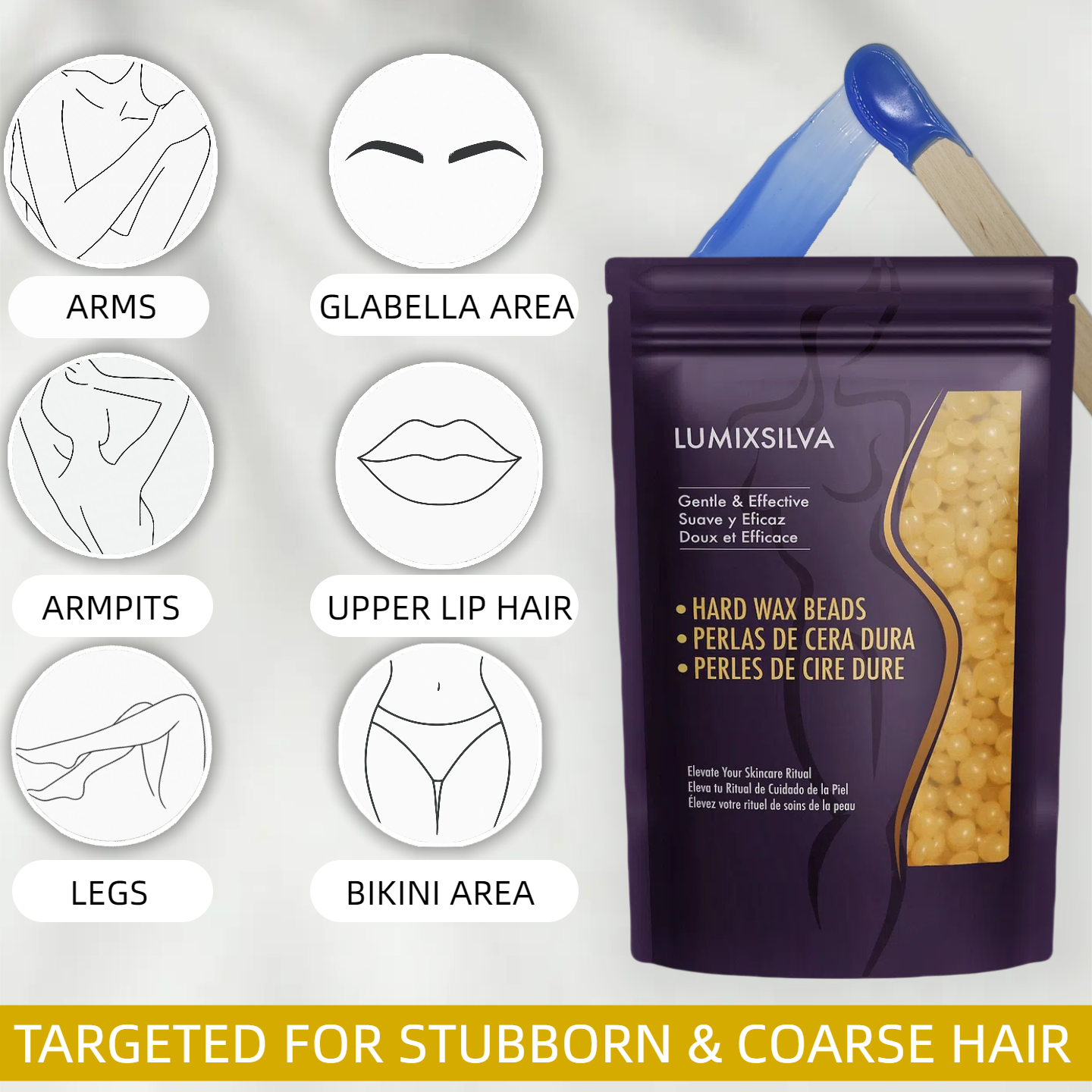 Honey Hard Wax Beads for Hair Removal – 2.2 lb (35.3 oz)