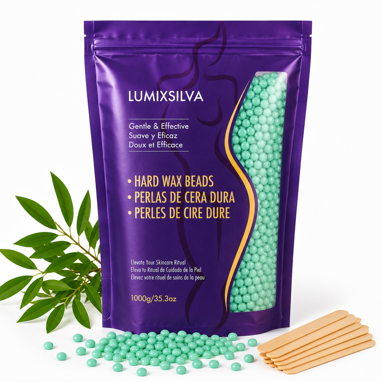 Tea Tree Hard Wax Beads for Brazilian & Bikini Waxing
