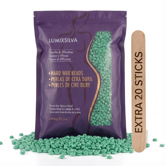 Purity Leaf Tea Tree Hard Wax Beads – Refreshing Hair Removal for Sensitive Skin