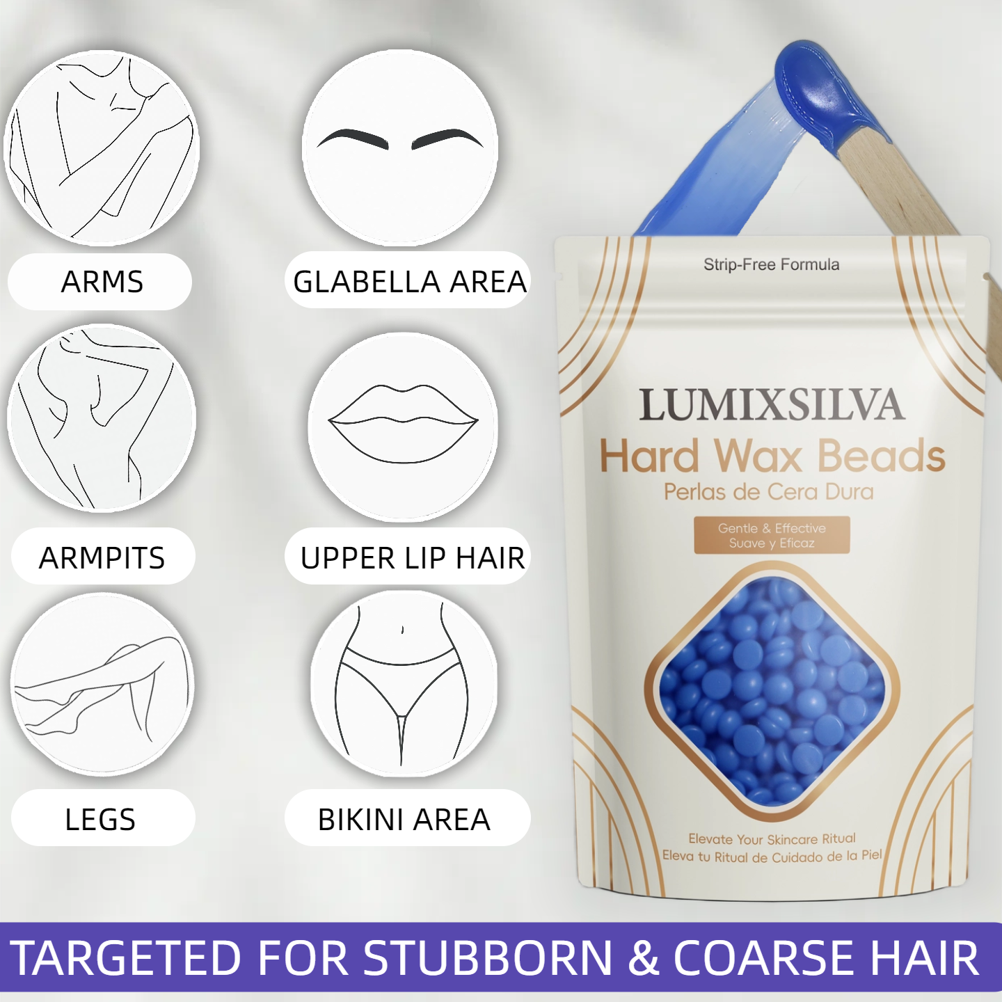 Ocean Ease Chamomile Hard Wax Beads for Soothing Skin Ritual