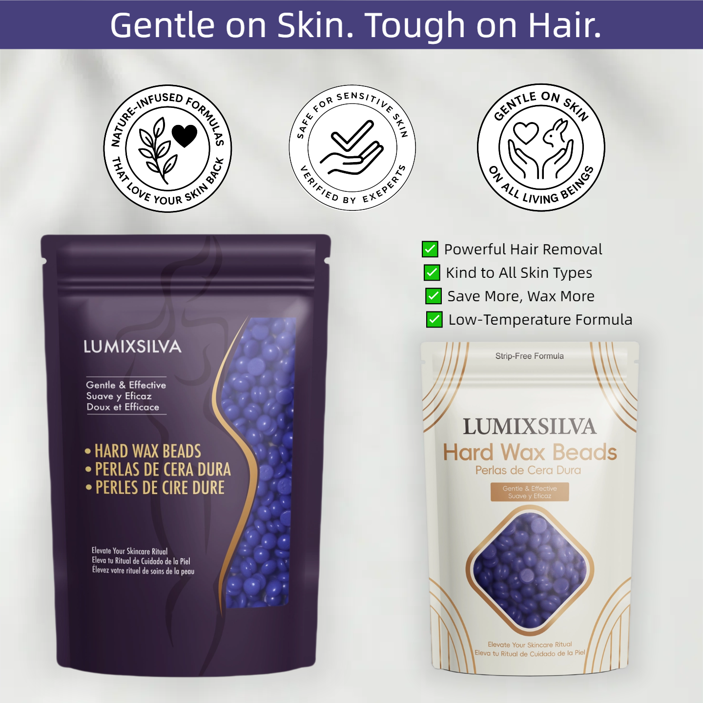 Dreamfield Lavender Hard Wax Beads for a Relaxing Skin Ritual
