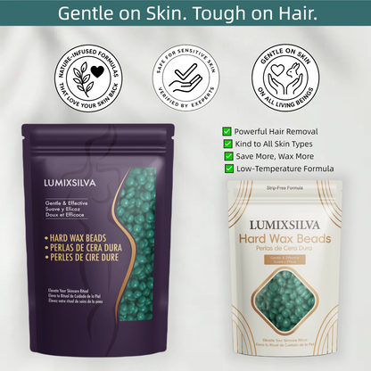Skin Remedy Botanical Hard Wax Beads Trio (Honey, Chamomile, Tea Tree) – 10.6 oz (300g)