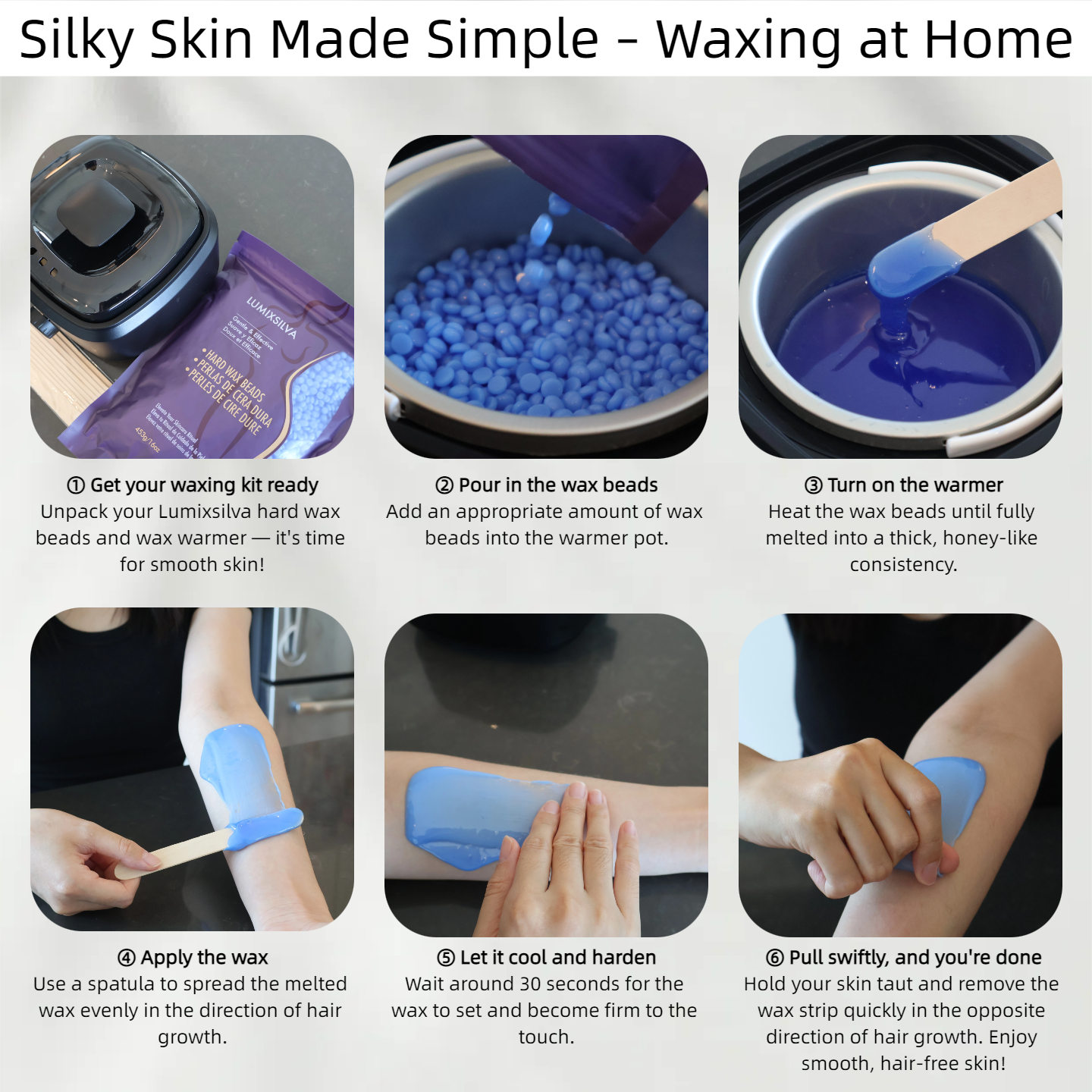 Silk Breeze Coconut Hard Wax Beads - Hard Wax for a Smooth Skin Ritual