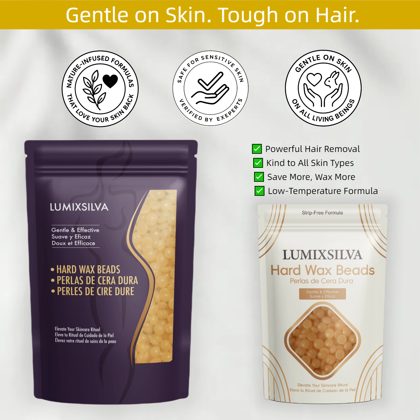 Honey Hard Wax Beads for Hair Removal – 2.2 lb (35.3 oz)
