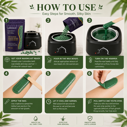 Tea Tree Hard Wax Beads for Brazilian & Bikini Waxing