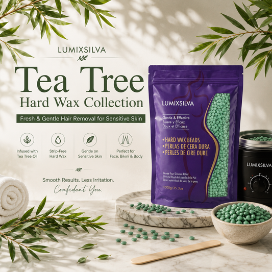 Tea Tree Hard Wax Beads for Brazilian & Bikini Waxing