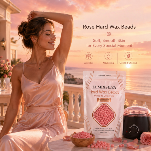 Rose Hard Wax Beads for Full Body Hair Removal