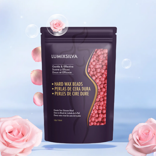 Blush Petal Pink Rose Hard Wax Beads for a Soft Skin Ritual