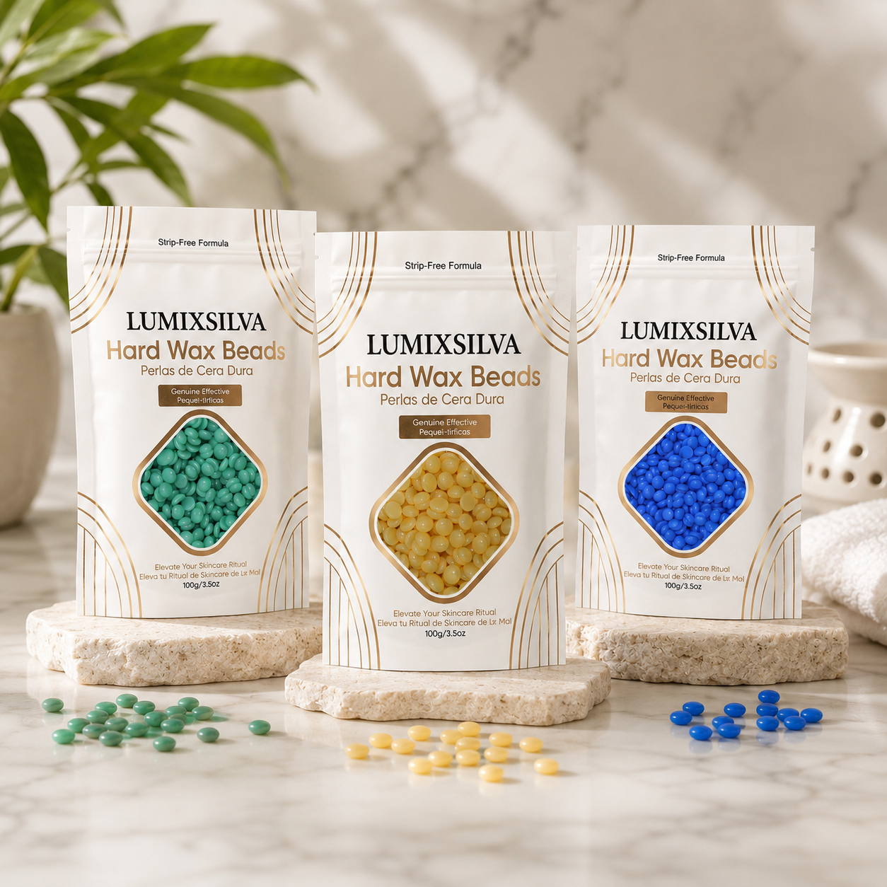 Lumixsilva Fresh Garden Hard Wax Beads Trio