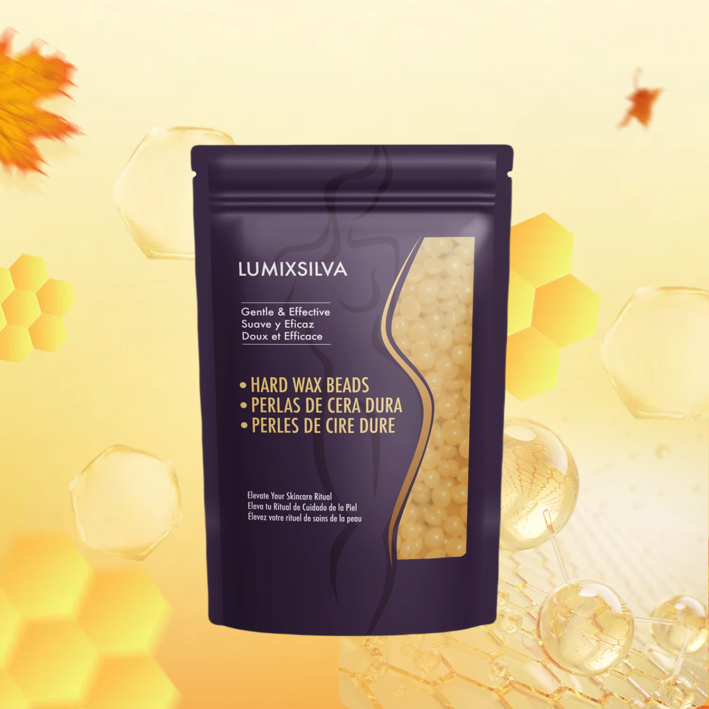 Sun Drizzle Honey Hard Wax Beads for a Glowing Skin Ritual