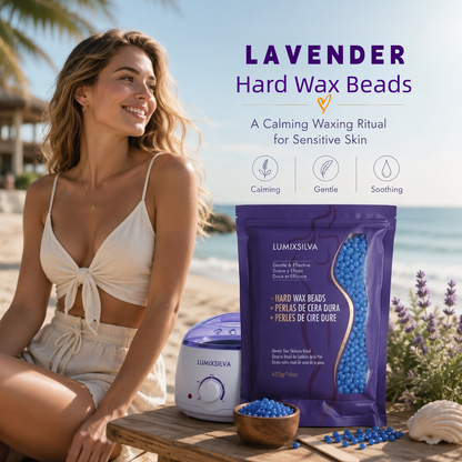 Lavender Hard Wax Beads for Easy At-Home Waxing