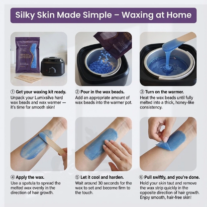 Blush Petal Rose Hard Wax Beads – Gentle Touch Hair Removal for Delicate Skin