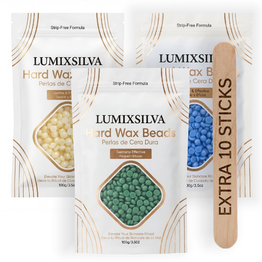 Skin Remedy Hard Wax Beads Trio (Honey, Chamomile, Tea Tree) – 300g (10.6 oz)