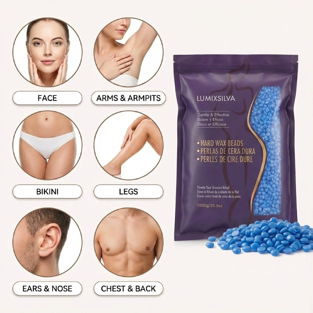 Chamomile Hard Wax Beads for Facial Hair Removal