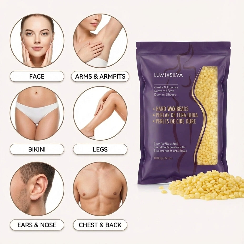 Honey Hard Wax Beads – No Strips Needed for Brazilian Waxing