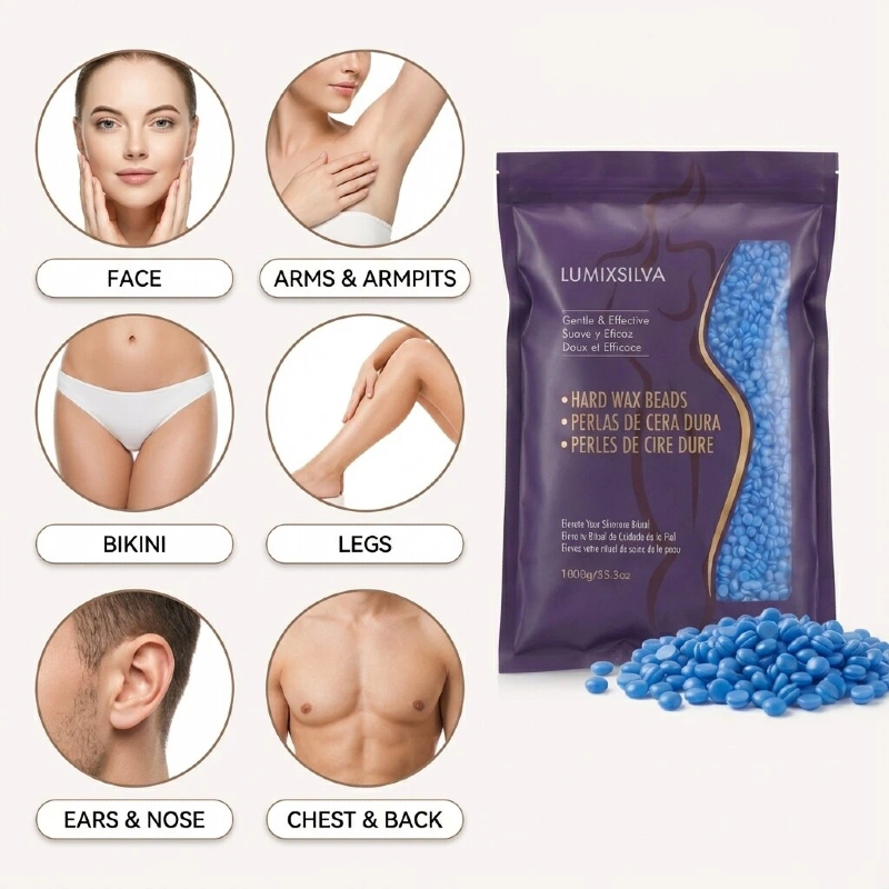 Dreamfield Lavender Hard Wax Beads – Relaxing Spa Hair Removal Ritual