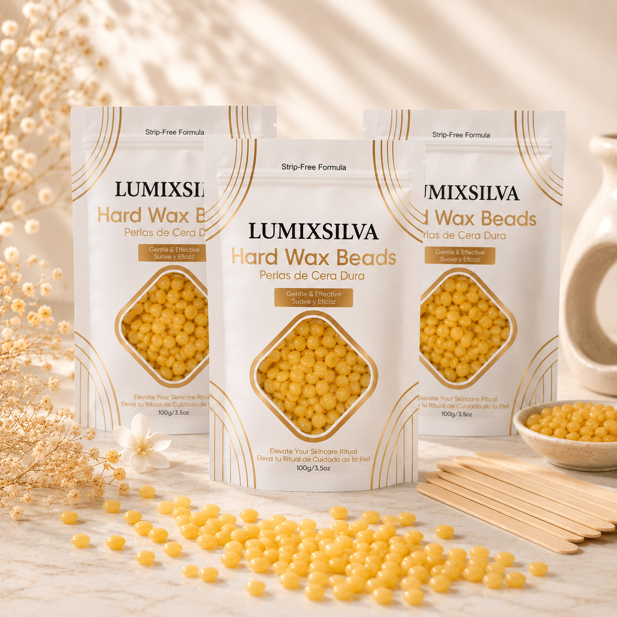 Honey Hard Wax Beads – No Strips Needed for Brazilian Waxing