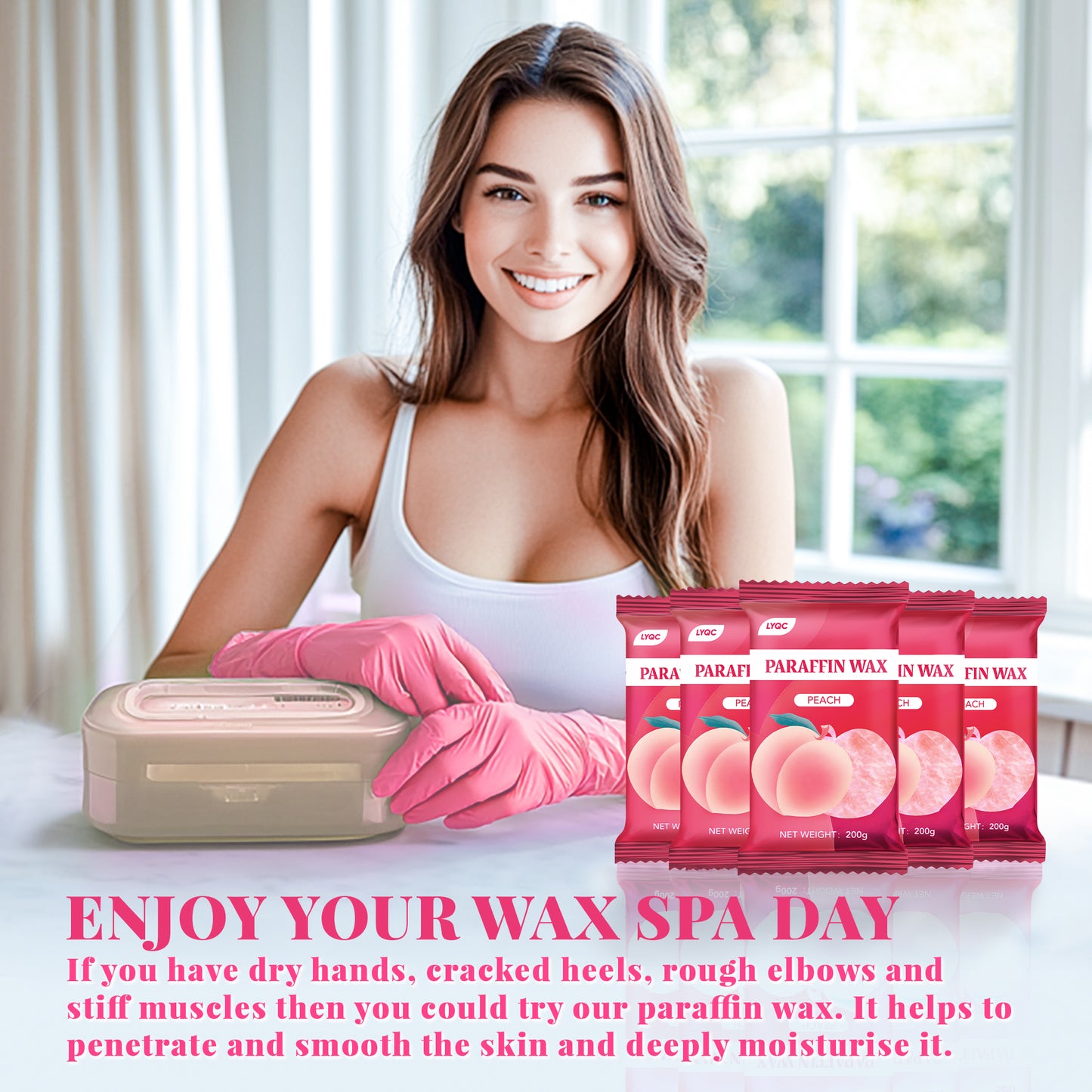 Peach Glow Paraffin Wax Refill