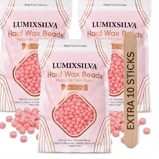 Blush Petal Rose Hard Wax Beads – Gentle Touch Hair Removal for Delicate Skin