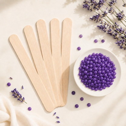 At-Home Wax Applicator Sticks-50Pcs